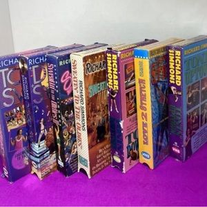 Lot of 7 VHS 1990’s Richard Simmons Workout Tapes  Disco Sweat & More New & Used